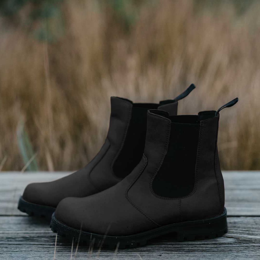 KIRA 3.0 Chelsea Boots, Vegan, PU Outsole, Coolmax Lining, Sustainable, Black