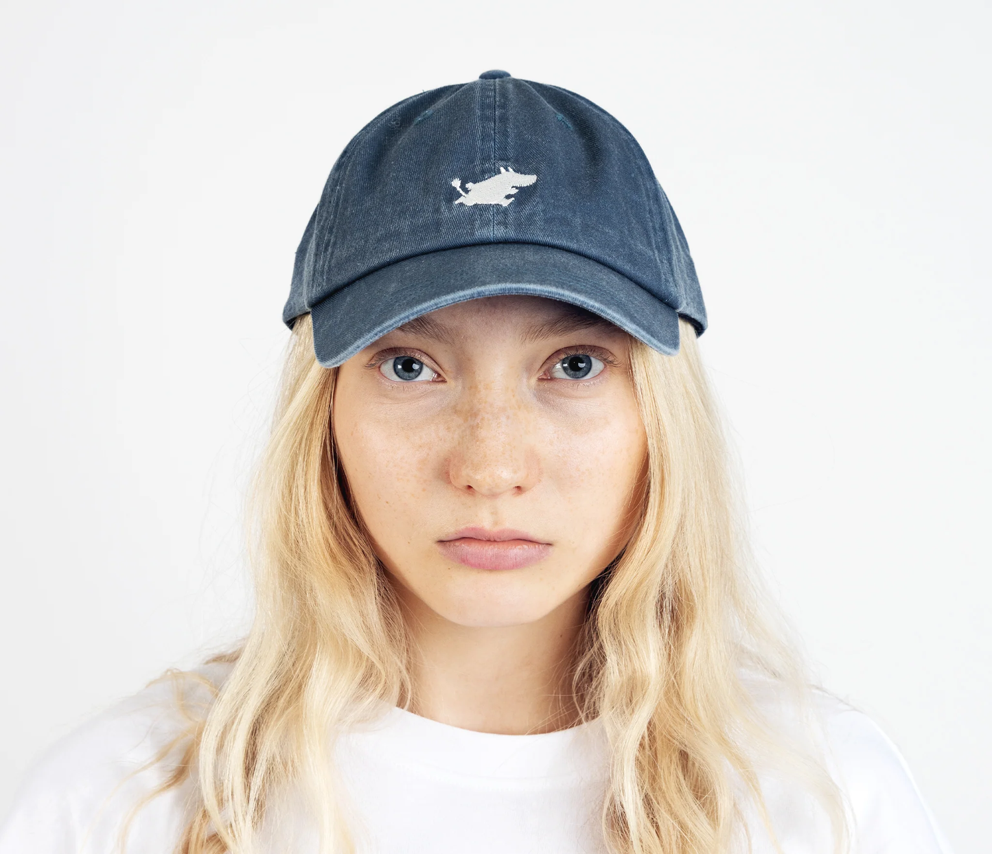 Hat - Moomintroll Washed Denim - Blue
