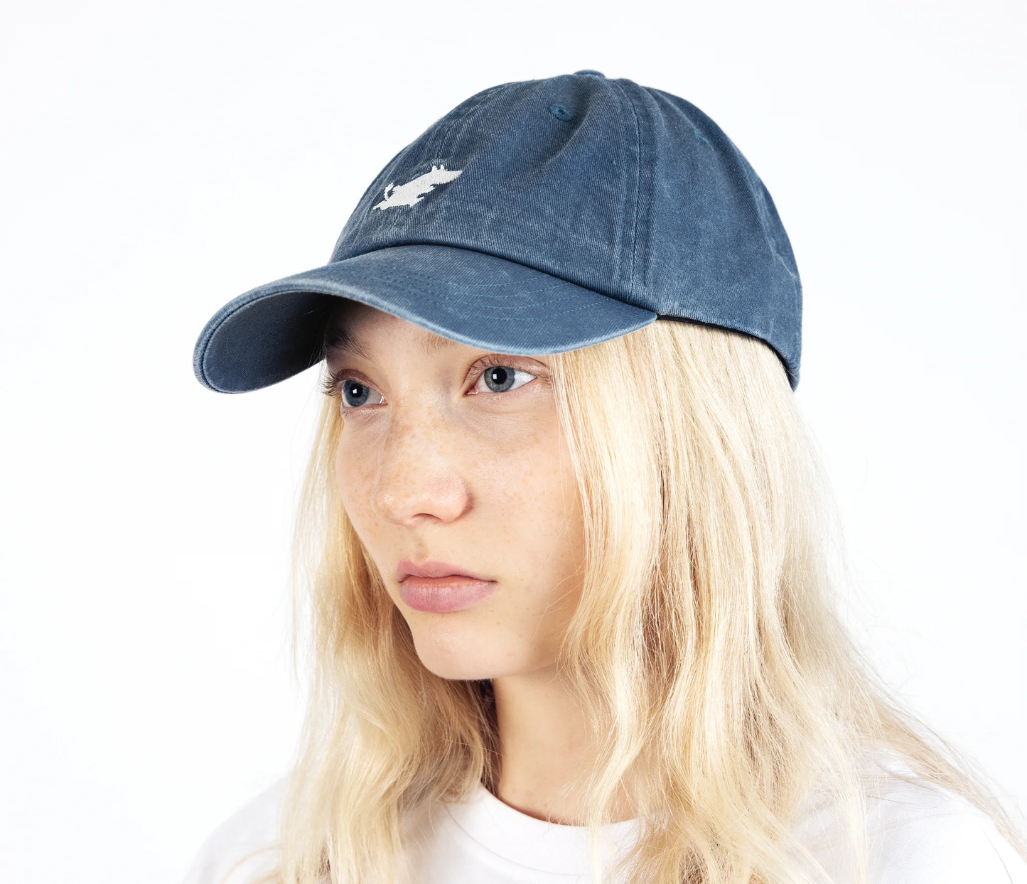 Hat - Moomintroll Washed Denim - Blue
