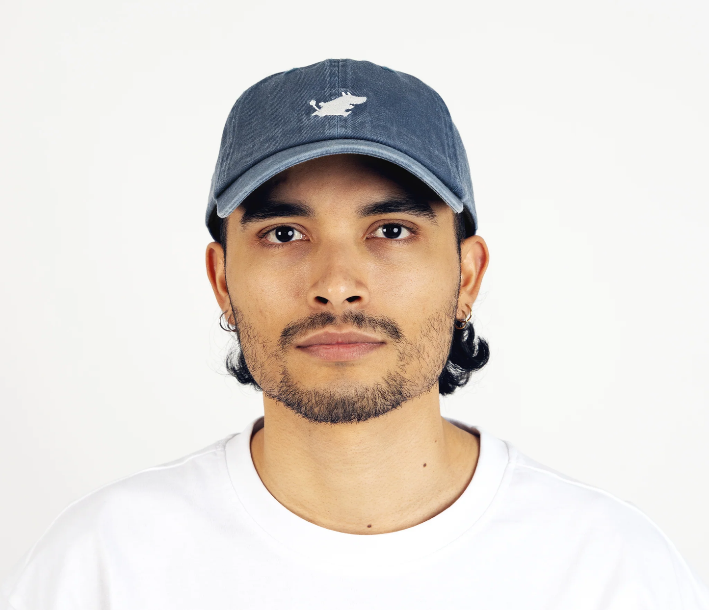 Hat - Moomintroll Washed Denim - Blue
