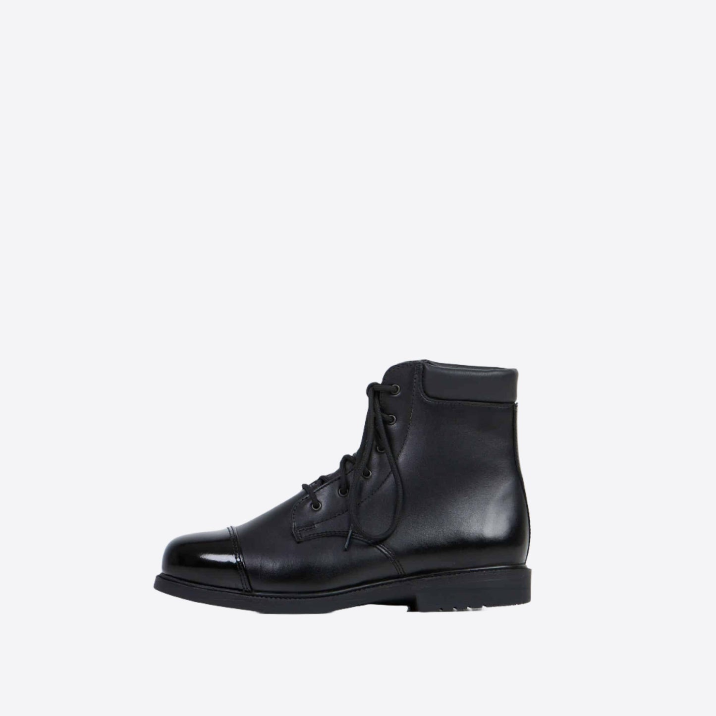 Samelin Men's Black Boots Made of Leather for Durable Outdoor Footwear and Everyday Wear