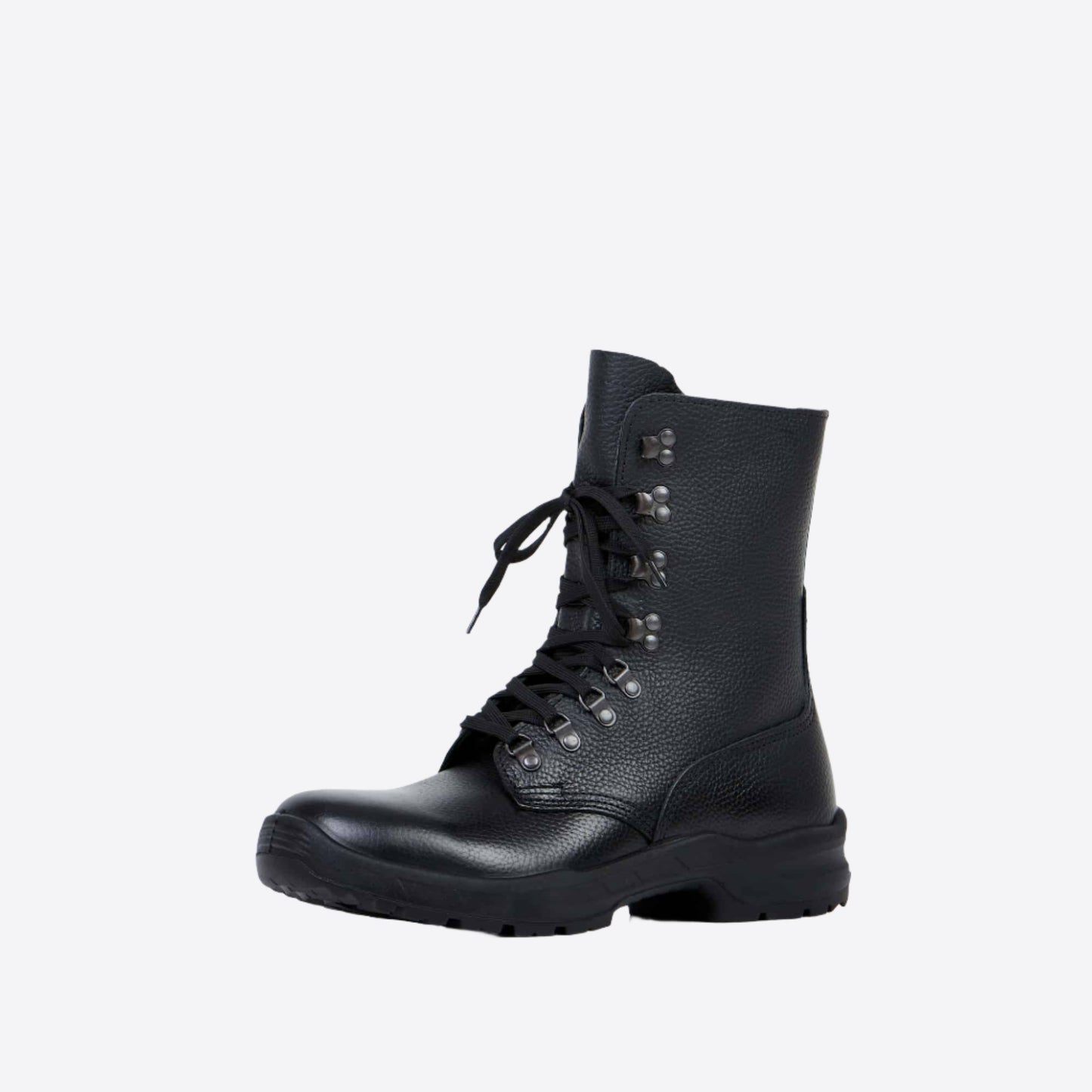 Samelin black leisure travel boots with lace-up design and durable sole for comfort and style