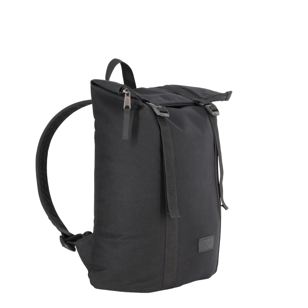 Noel black backpack with G-Hook featuring a sleek design and adjustable straps for daily use