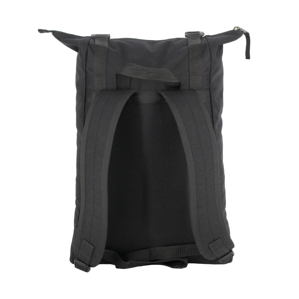 Noel black backpack with G-Hook featuring a spacious main compartment and adjustable straps