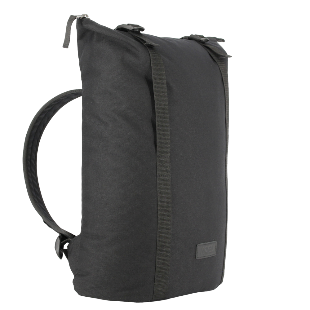 Noel black backpack with G-Hook, featuring a sleek design and comfortable straps for daily use