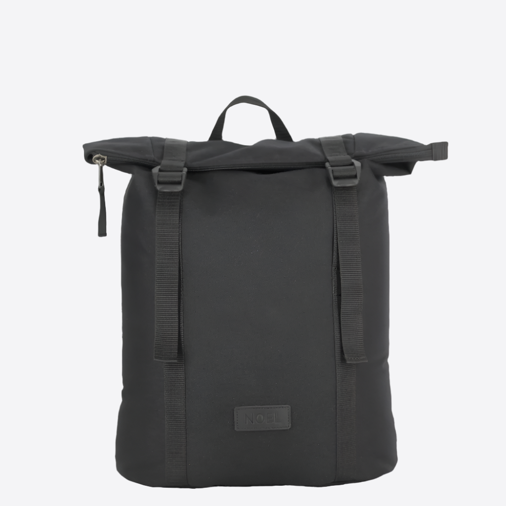 Noel black backpack with G-Hook featuring a sleek design for daily use