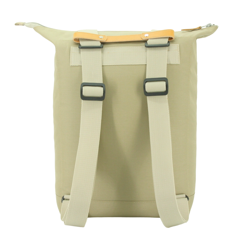 Noel sand color backpack with adjustable straps and a stylish design for daily use
