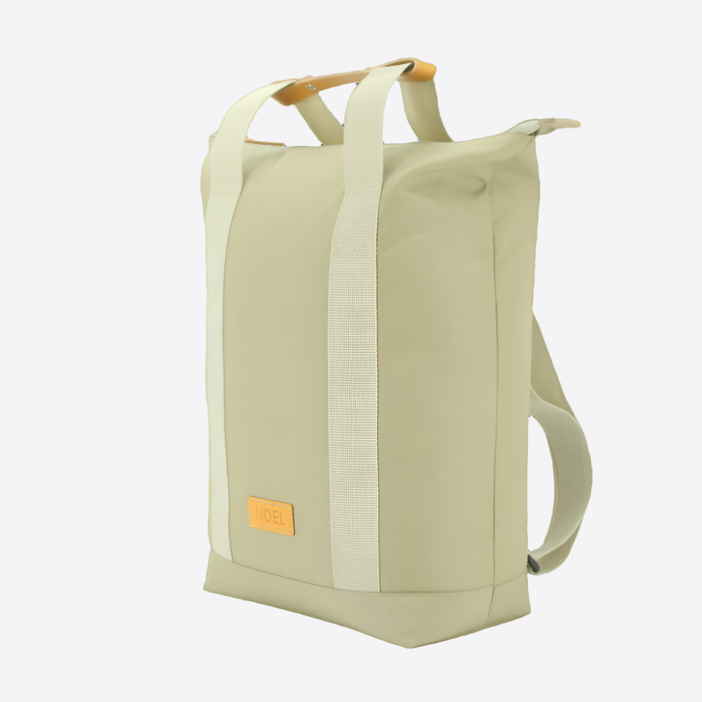 Noel sand color backpack with durable material and comfortable straps for daily use