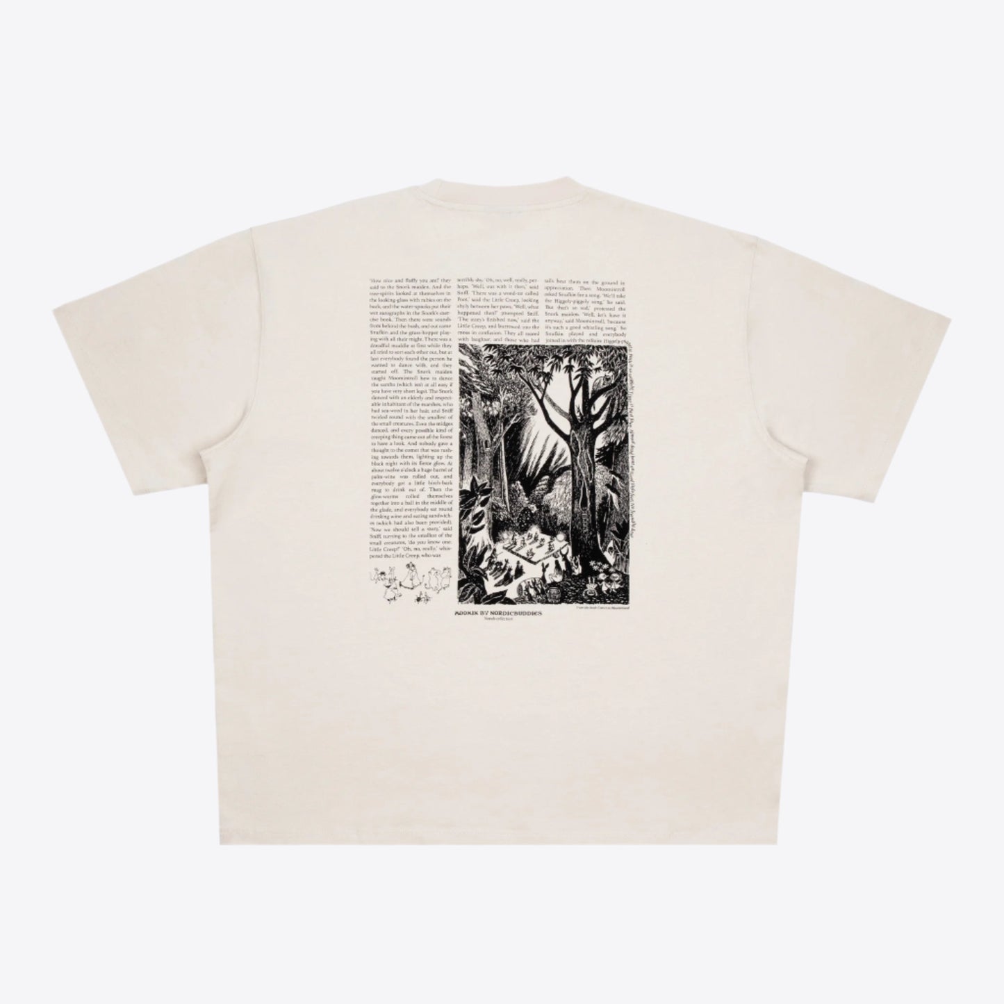 Novels Unisex T-Shirt - Beige