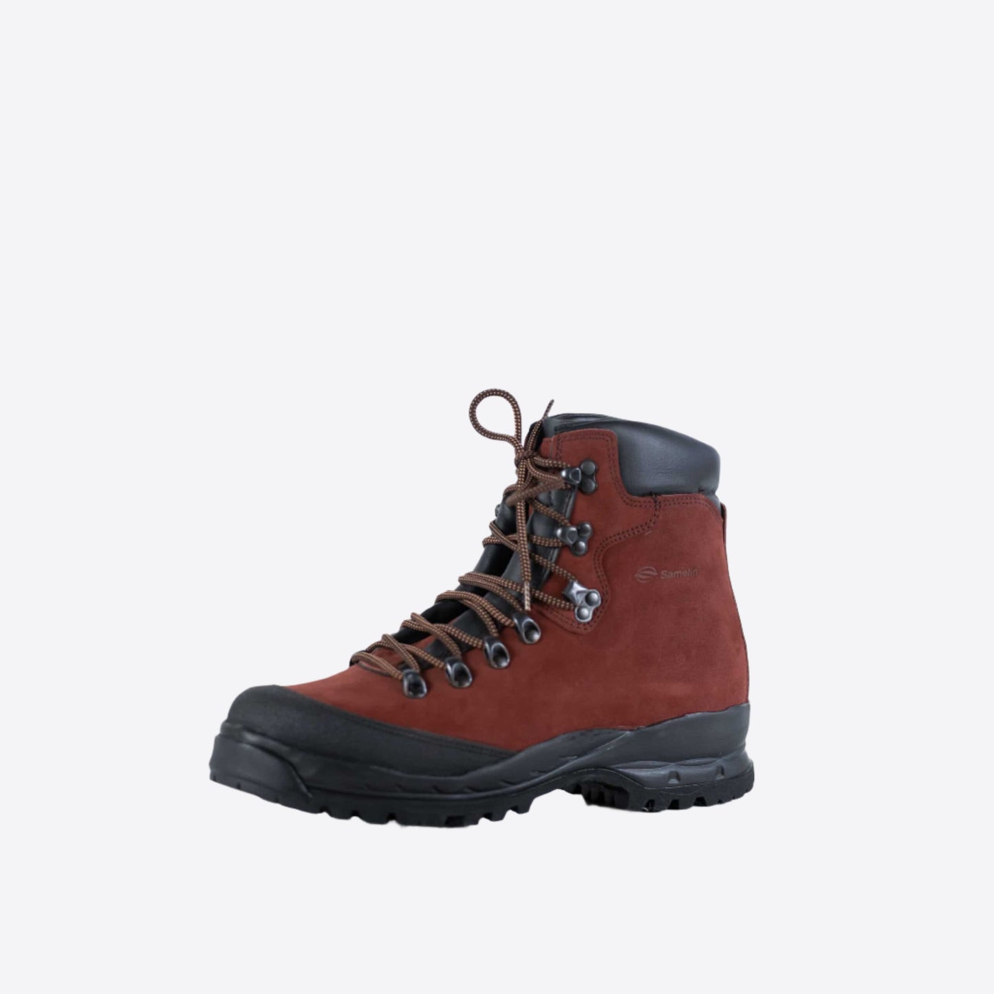 Samelin red hiking boots waterproof hiking boots with durable sole for outdoor trails