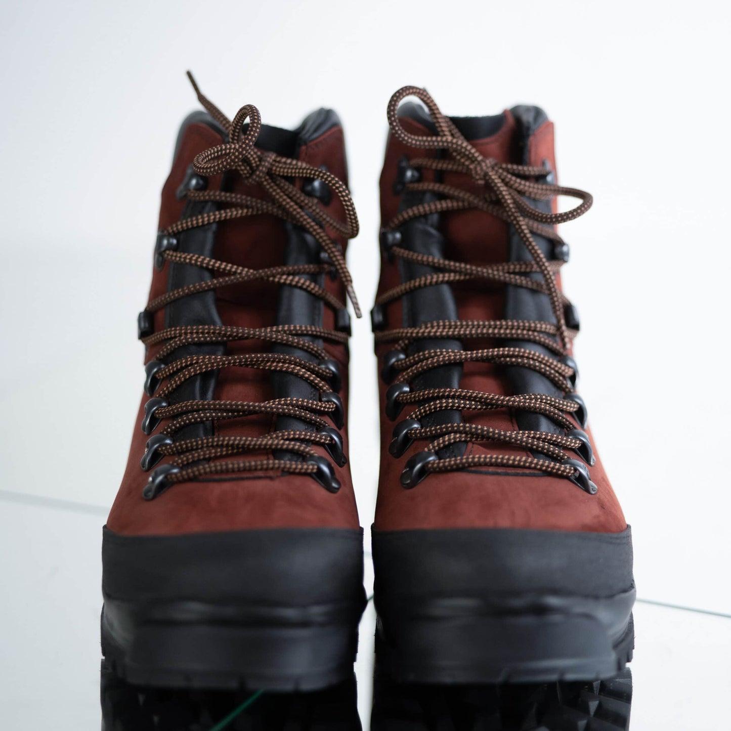Samelin red hiking boots waterproof hiking boots with durable thick soles and strong laces