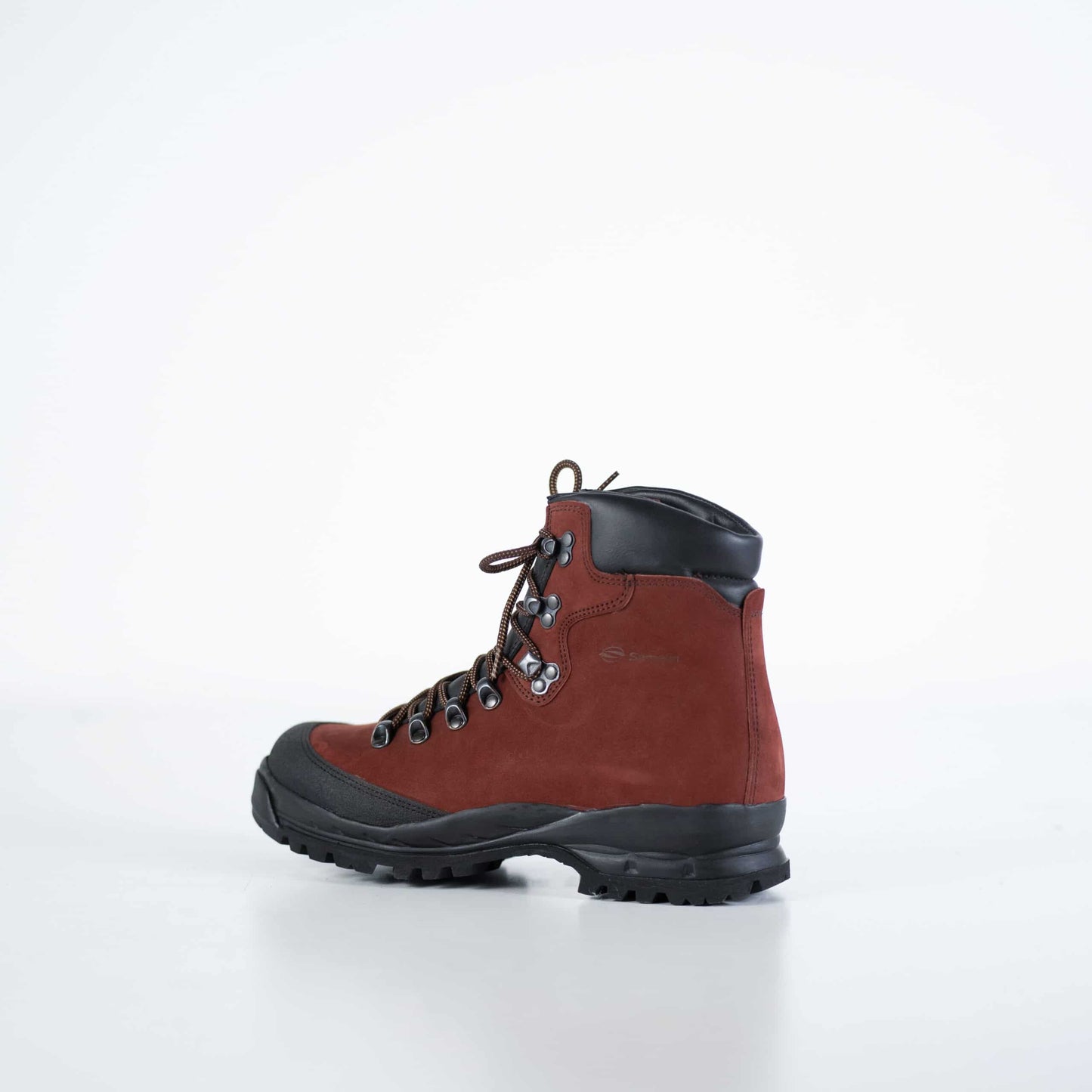 Samelin waterproof hiking boots in red featuring durable soles and ankle support hiking boots