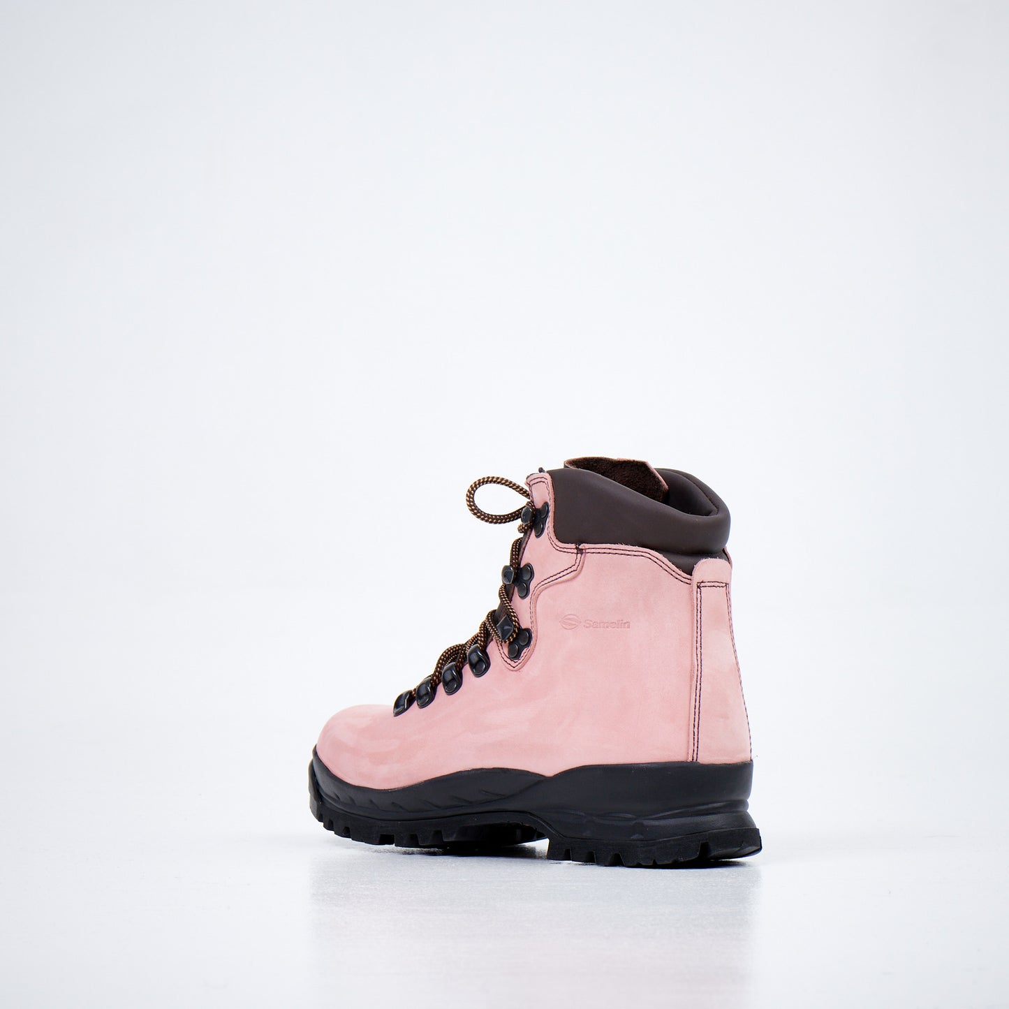 Samelin stylish hiking shoes in pink with durable design and rugged sole for outdoor adventures