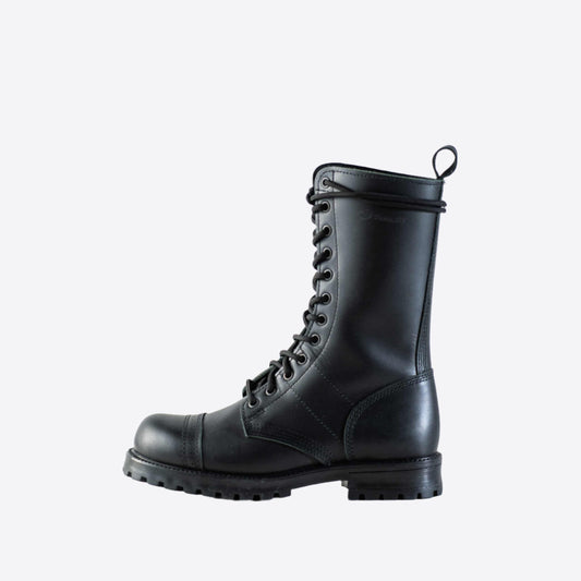 516 aka High Aviator Boots - Black