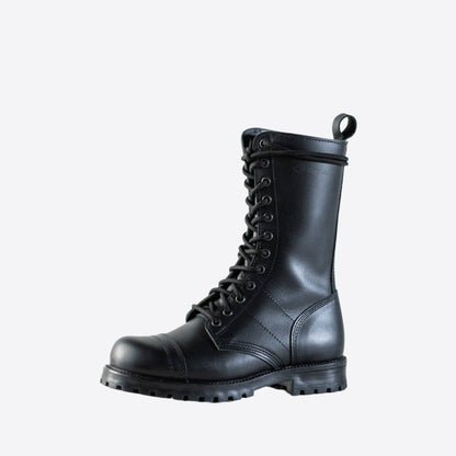 516 aka High Aviator Boots - Black