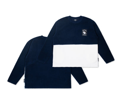 Adventure Fleece - Navy/White