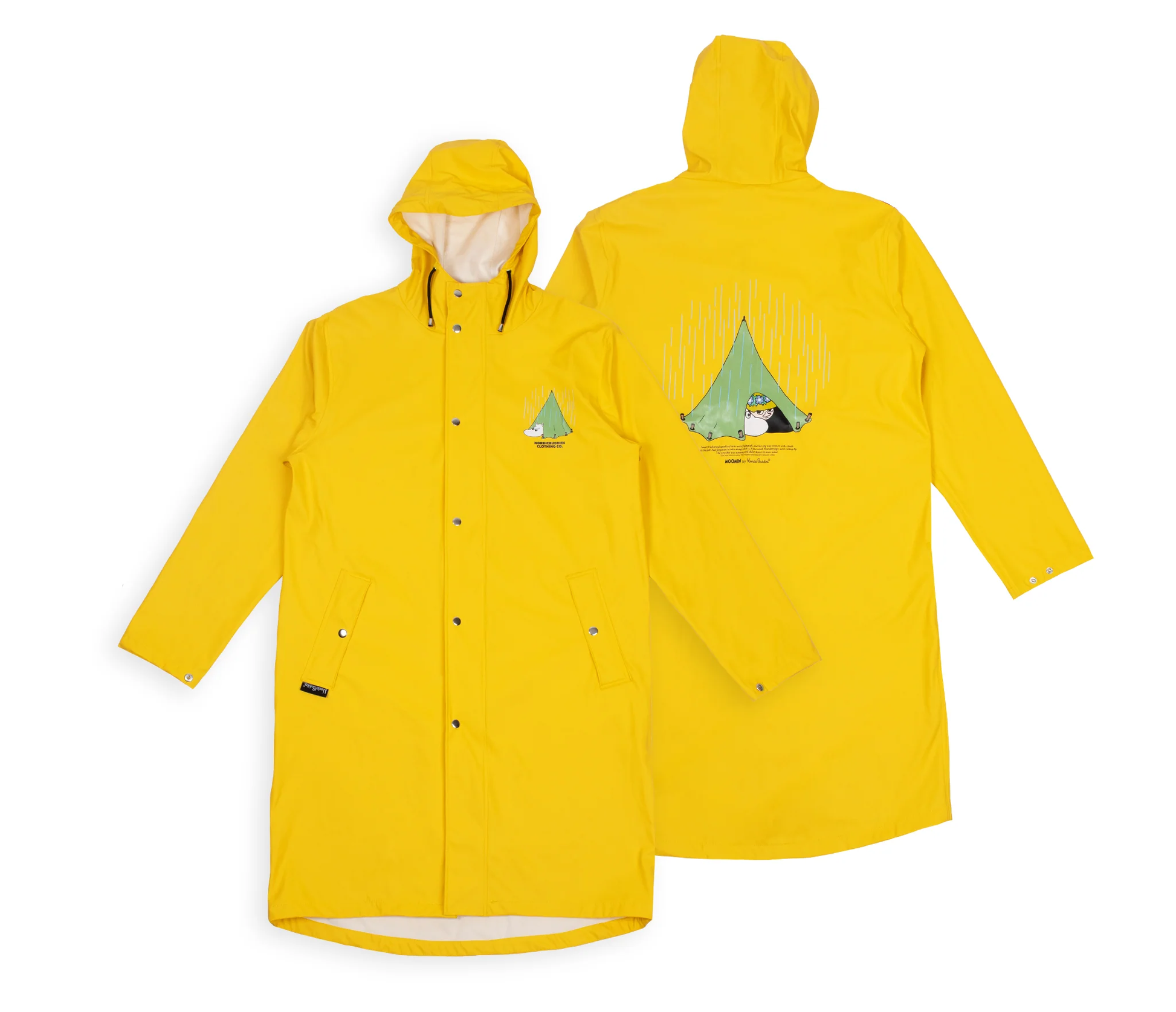 【DISCERNMENT】Season Nylon Double Raincoat Raincoat - Adventure - Yellow – Outback