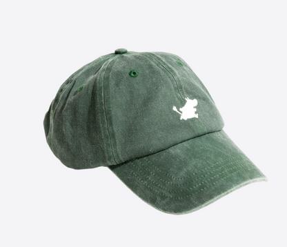 Washed Denim Adult Cap - Green