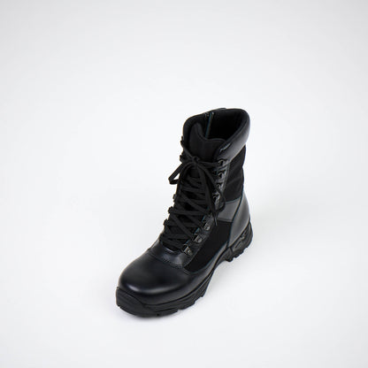 Samelin black desert boots with zipper designed for durability and comfort in rugged terrain