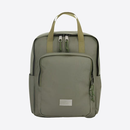 Noel Everyday carry backpack in olive green with multiple pockets and durable straps