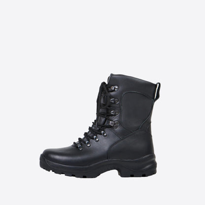 Samelin leisure waterproof boots in black with durable design and secure lacing system