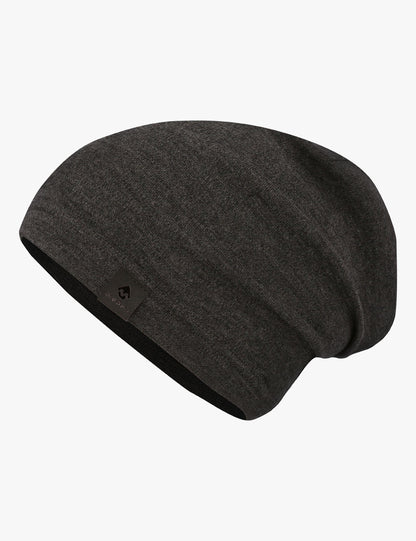 Breden MAVIS beanie lightweight beanie made from soft merino wool beanie in dark gray color