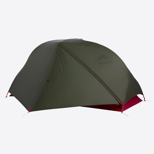 MSR Three Person Lightweight Tent for Bike Trips with Waterproof Fabric and Quick Setup