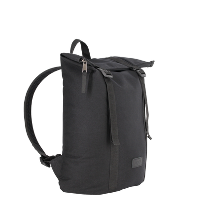 Noel black backpack with G-Hook featuring a sleek design and adjustable straps for daily use