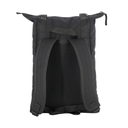 Noel black backpack with G-Hook featuring a spacious main compartment and adjustable straps