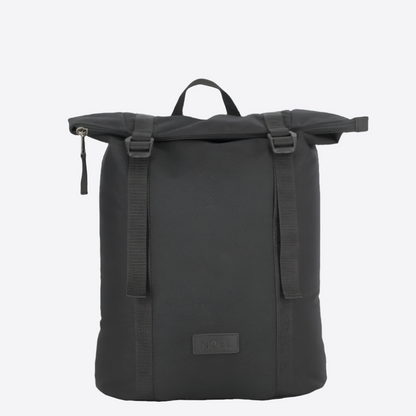 Noel black backpack with G-Hook featuring a sleek design for daily use