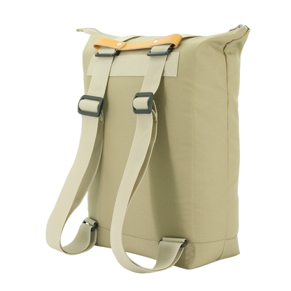 Noel sand color backpack with adjustable straps and durable material for daily use