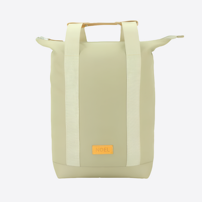 Noel sand color backpack with durable fabric and adjustable straps for daily use