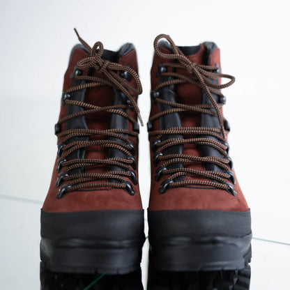 Samelin red hiking boots waterproof hiking boots with durable thick soles and strong laces